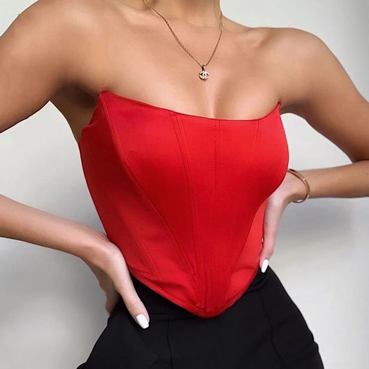 Sleeveless Off Shoulder Fashion